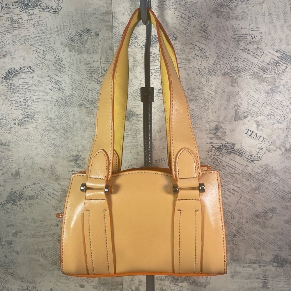 Mondani New York Vintage Small Handbag Tan Mini Purse Shoulder Bag Y2K Style